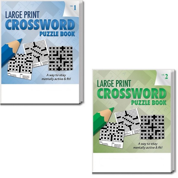 SCS1900B Large Print Crossword Puzzle Book